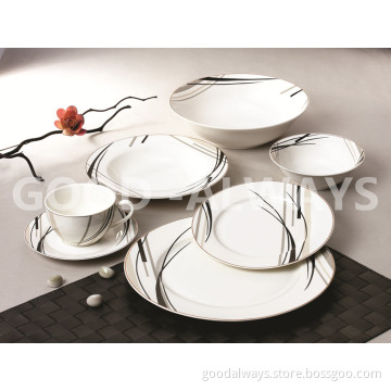 New bone china tableware set  simple design